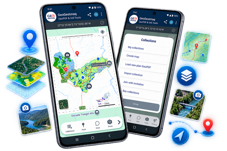 GeoGestmaq - herramienta GIS para Android